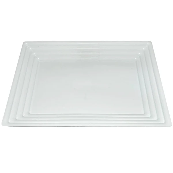 Party Collection - White Rectangle Tray 9x13 IN EA