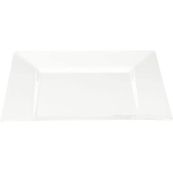 Party Couture - White Square Plates 6.5IN 10PK