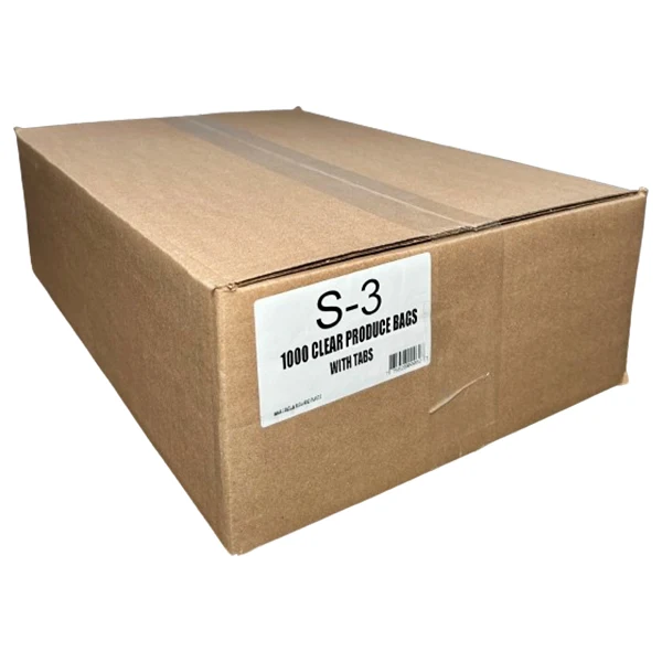 Petro - S3 Clear Produce Bags 11X6X21 1000EA