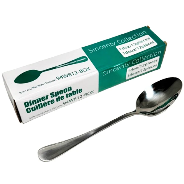 Todays Product - Stainless Steel Deluxe Dinner Spoon 12EA