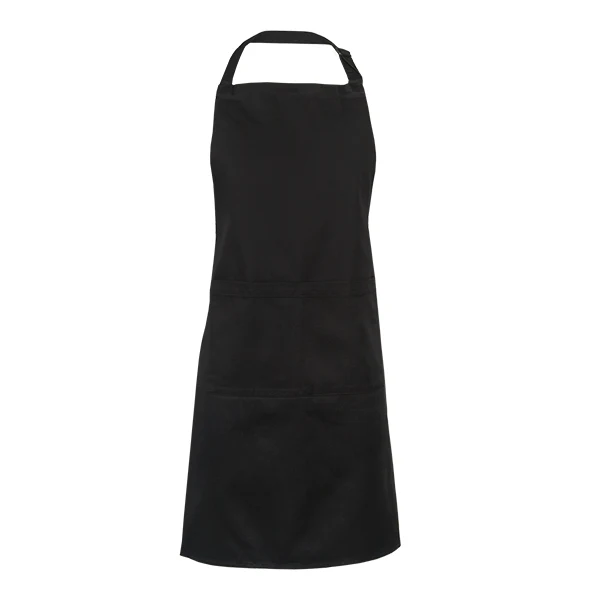 Bodyguard - Black Adjustable Neck Bib Apron Each