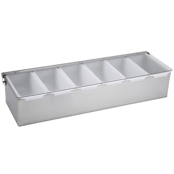 Winco - 6 Comp Condiment Dispenser EA