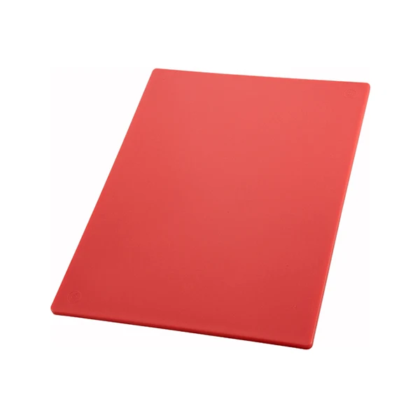 Winco - Red Rectangle Cutting Board EA