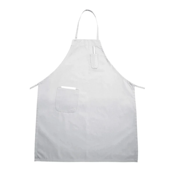 Winco - Full Length Bib Apron White 1EA