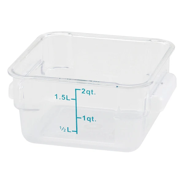 Winco - Square 2QCLEAR Storage Container 1EA