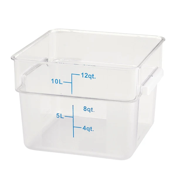 Winco - Square 12QT Storage Container EA