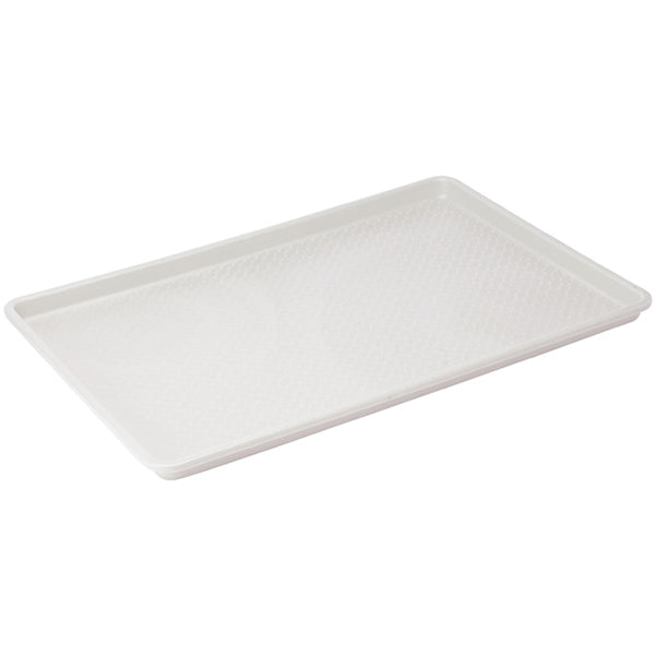 Winco - 18" x 26" Plastic Tray White (Nft) EA