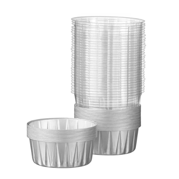 Talthi - Aluminum Round Container W/Lid 176ML 30EA