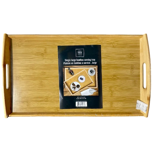 Ity - Single Large Bamboo Serving Tray EA