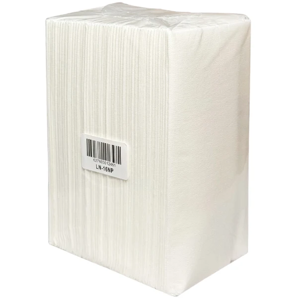 Maher - 16"x16.5" Airlaid Napkin 1/8 Fold White Line 50CT