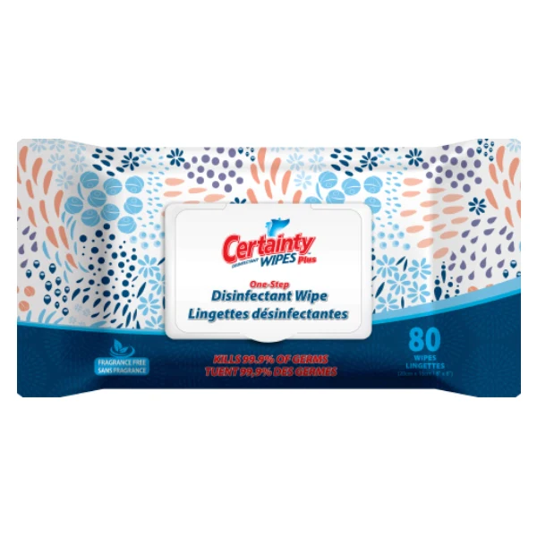 Certainty - Disinfecting Wipes Flat Pack 12x80 PK