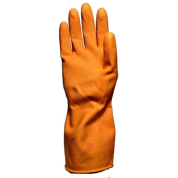 Workeze - Orange 19MIL Latex Glove--Small 12x1 PK