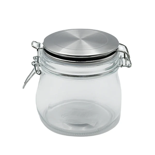 Leona - Glass Jar W/Metal Lid 24x500 ML