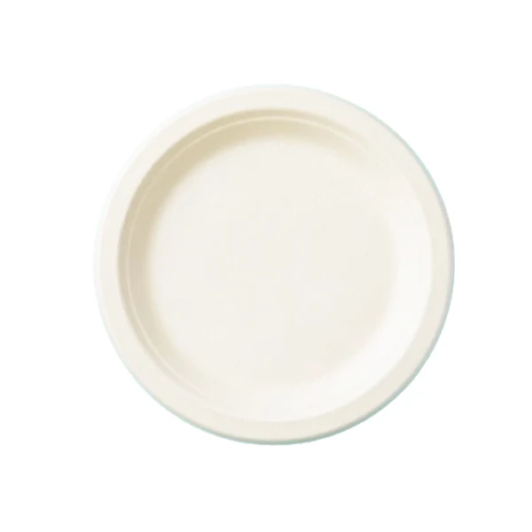 New Wave - Sugarcane Bamboo 6in Bagasse Plate 8x125 EA