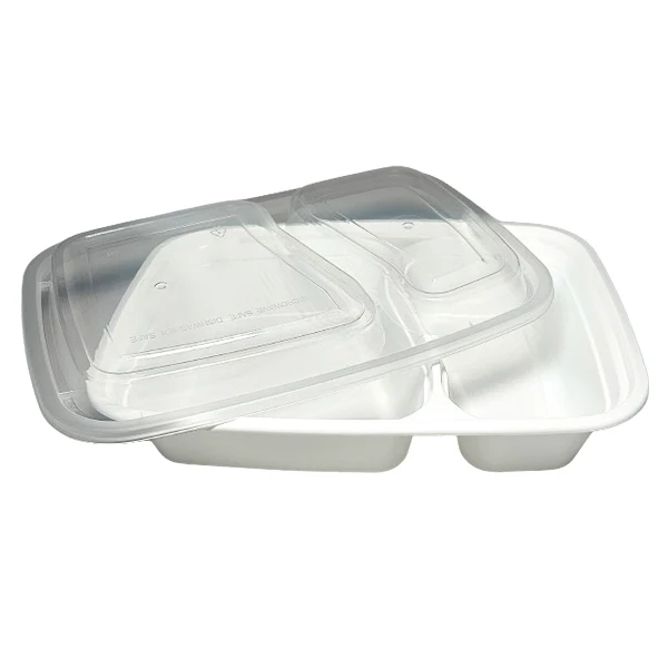 E2E Foodpack - Rectangular Compartment Food Container 32OZ 150EA
