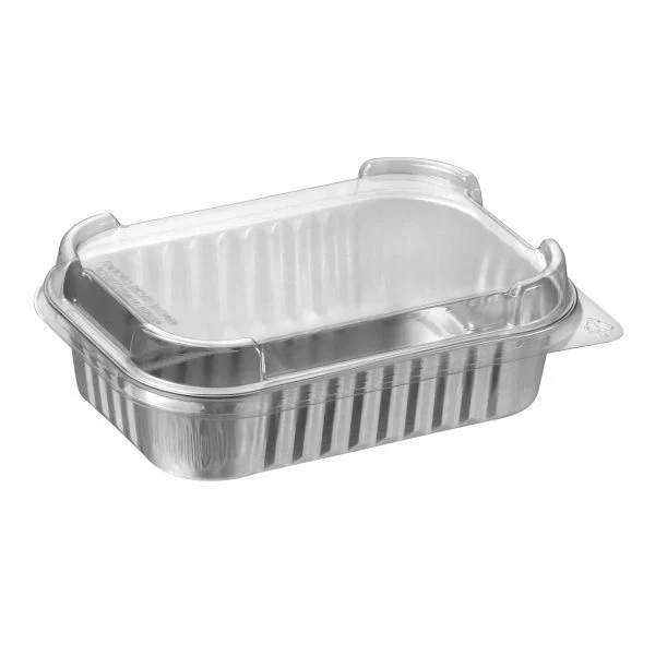 Talthi - Aluminum Rect Container W/Lid 430ML 20x15 EA