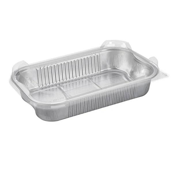 Talthi - Aluminum Rect Container W/Lid 1400ML 12x10 EA