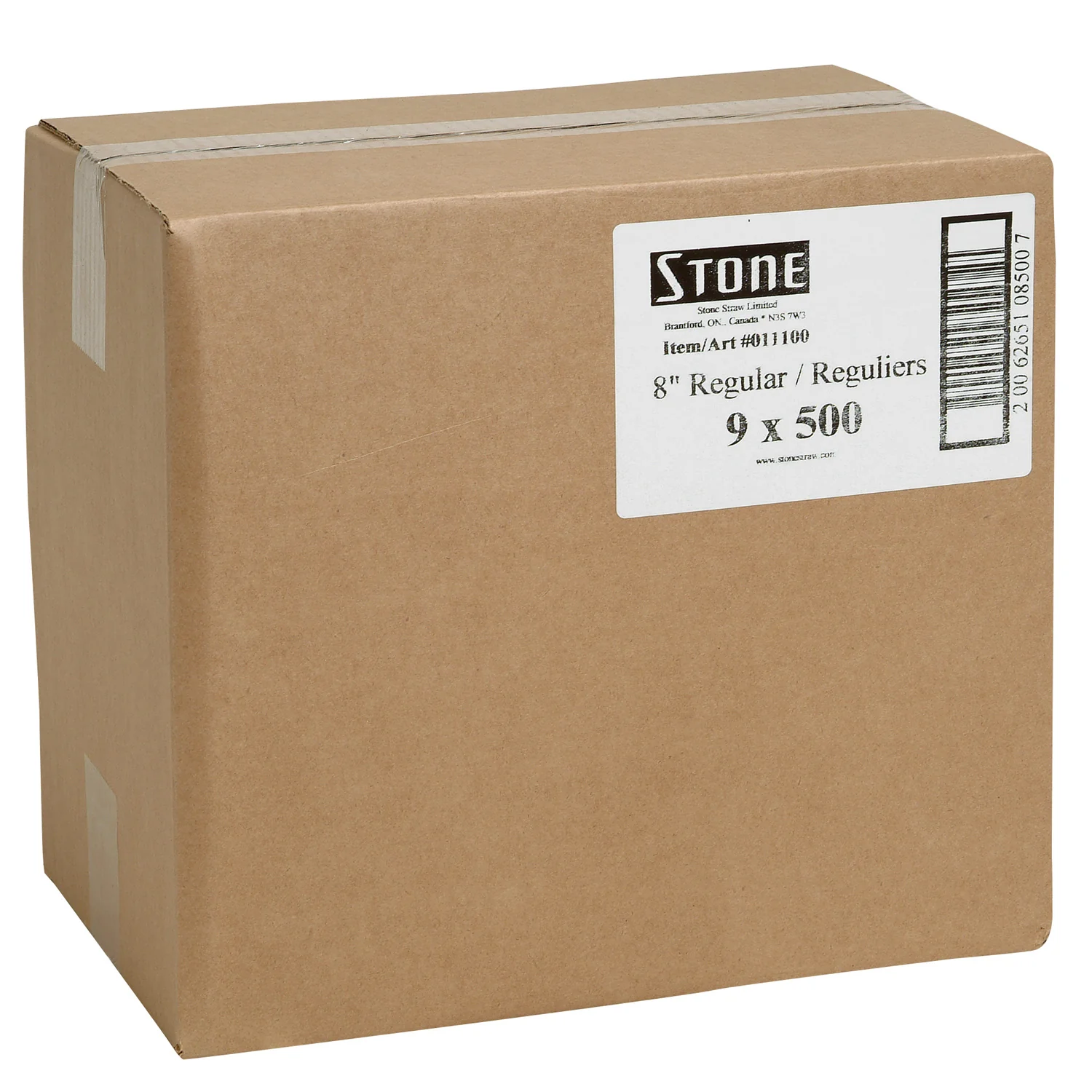 Stone - Straw 8" Regular 9x500 EA