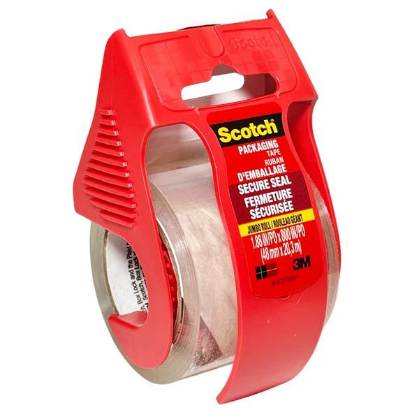 Scotch - Secure Seal Packaging Tape With Dispenser 36x1 PK