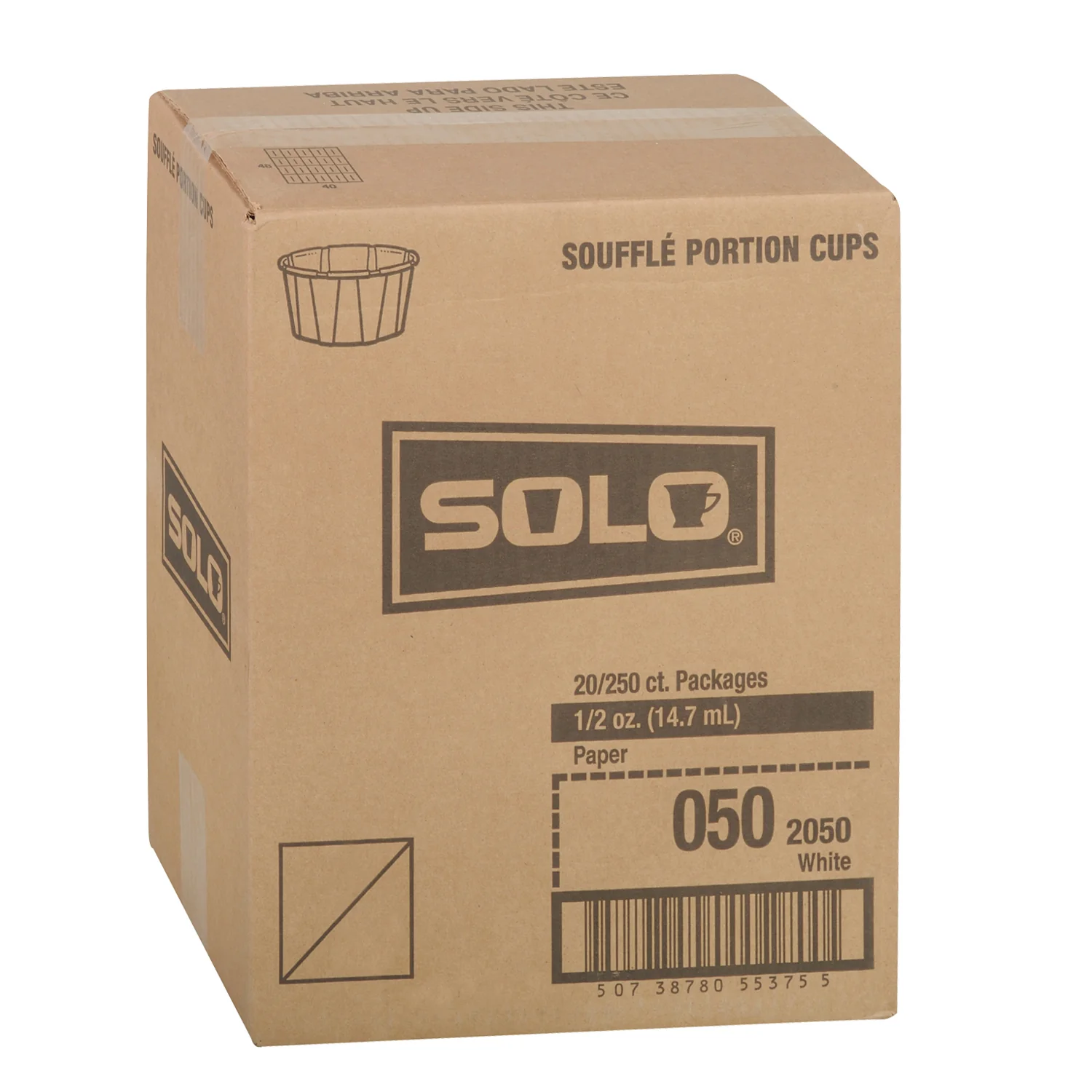Solo - 1/2OZ Paper Souffles 20x250 EA