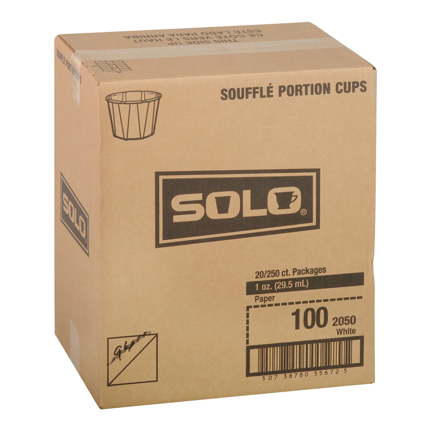 Solo - 1OZ Paper Souffles 20x250EA