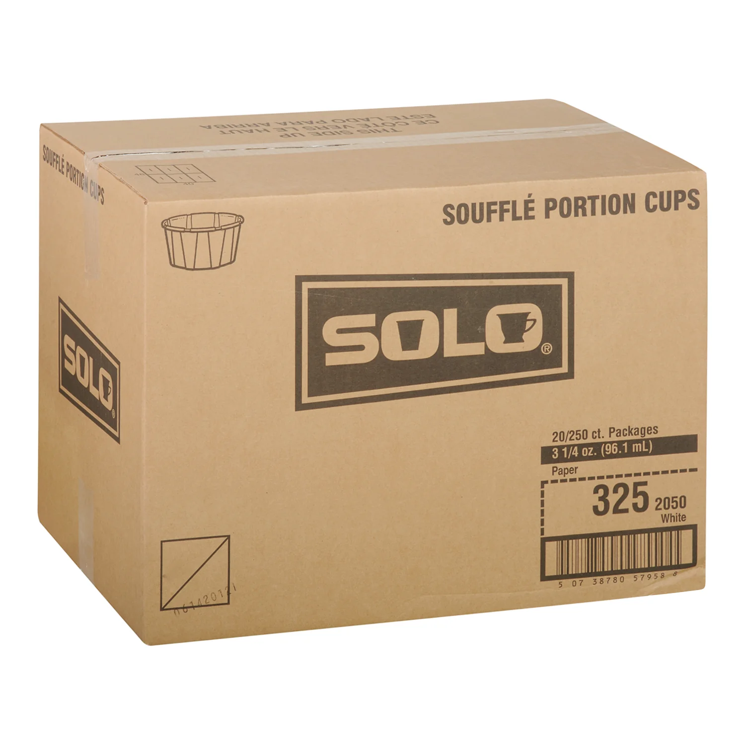 Solo - 3.25OZ Paper Portion Cups 20x250 EA