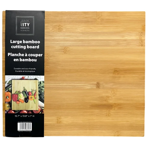 Ity - XL Brown Bamboo Cutting Board 14X18IN EA
