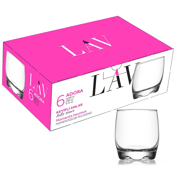 Lav - Whisky Glasses 6EA
