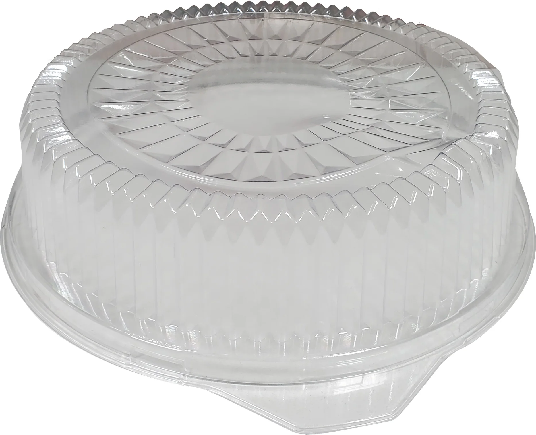 Rhino-Foil - 16" Clear Plastic Lid for Round Catering Tray - AR204R — Case (5 CT)