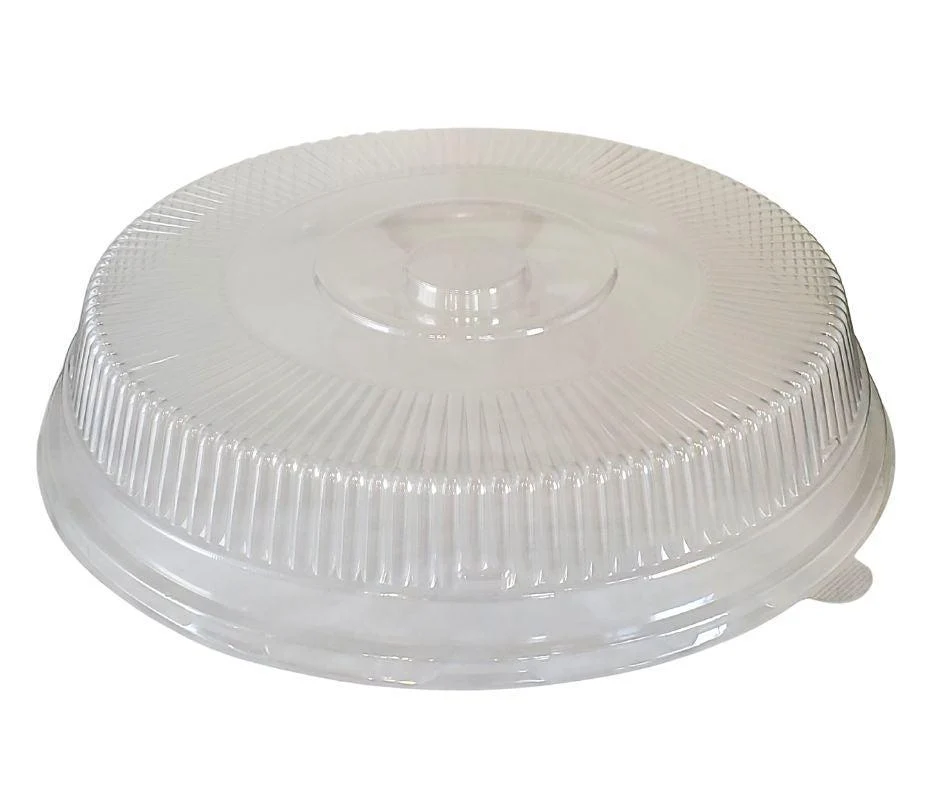 Rhino-Foil - 18" Clear Plastic Lid for Round Catering Tray - AR206R — Case (10 x 5 CT)