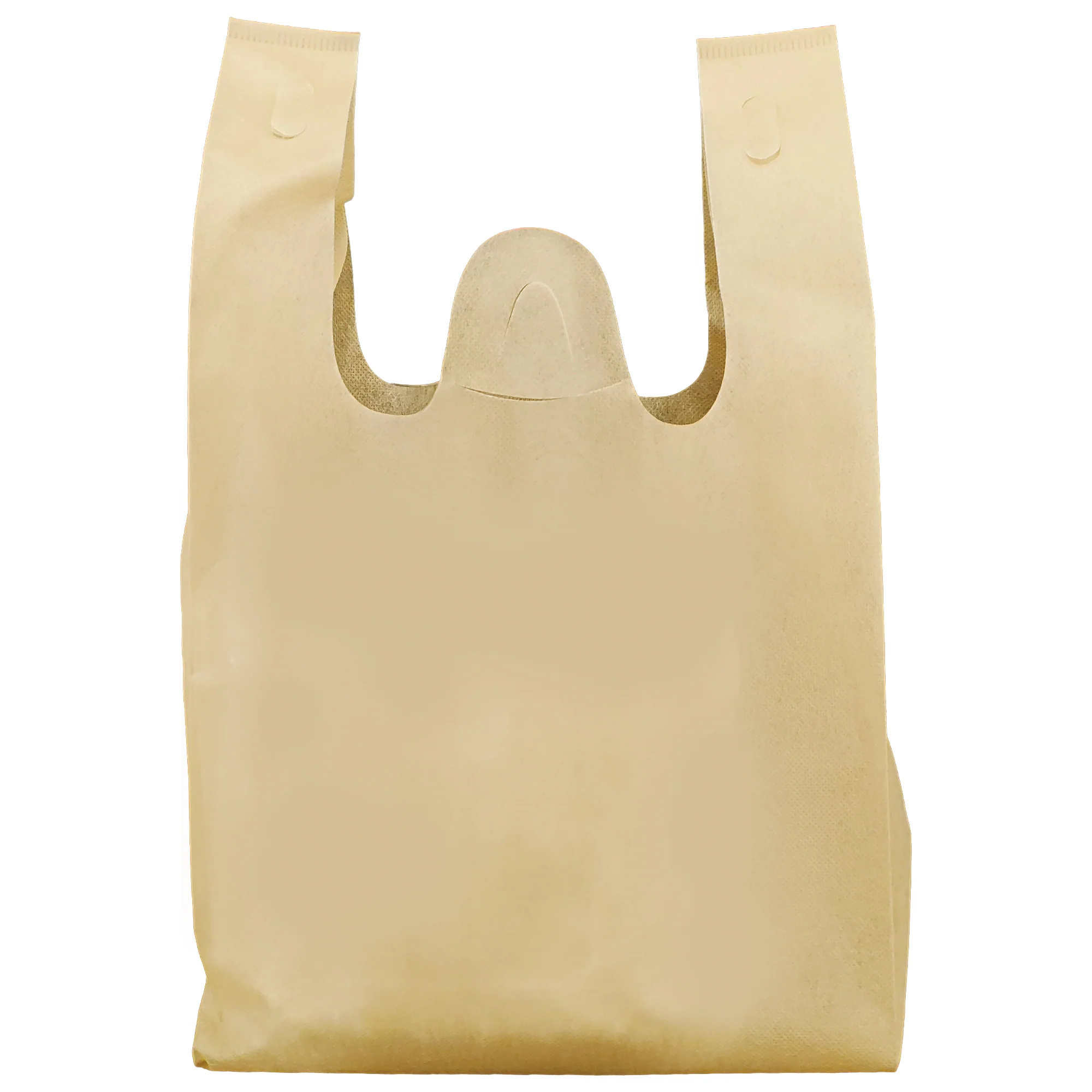 Eco-Craze Kraft Reusable T-Shirt Shopping Bags - 12"x8"x23"