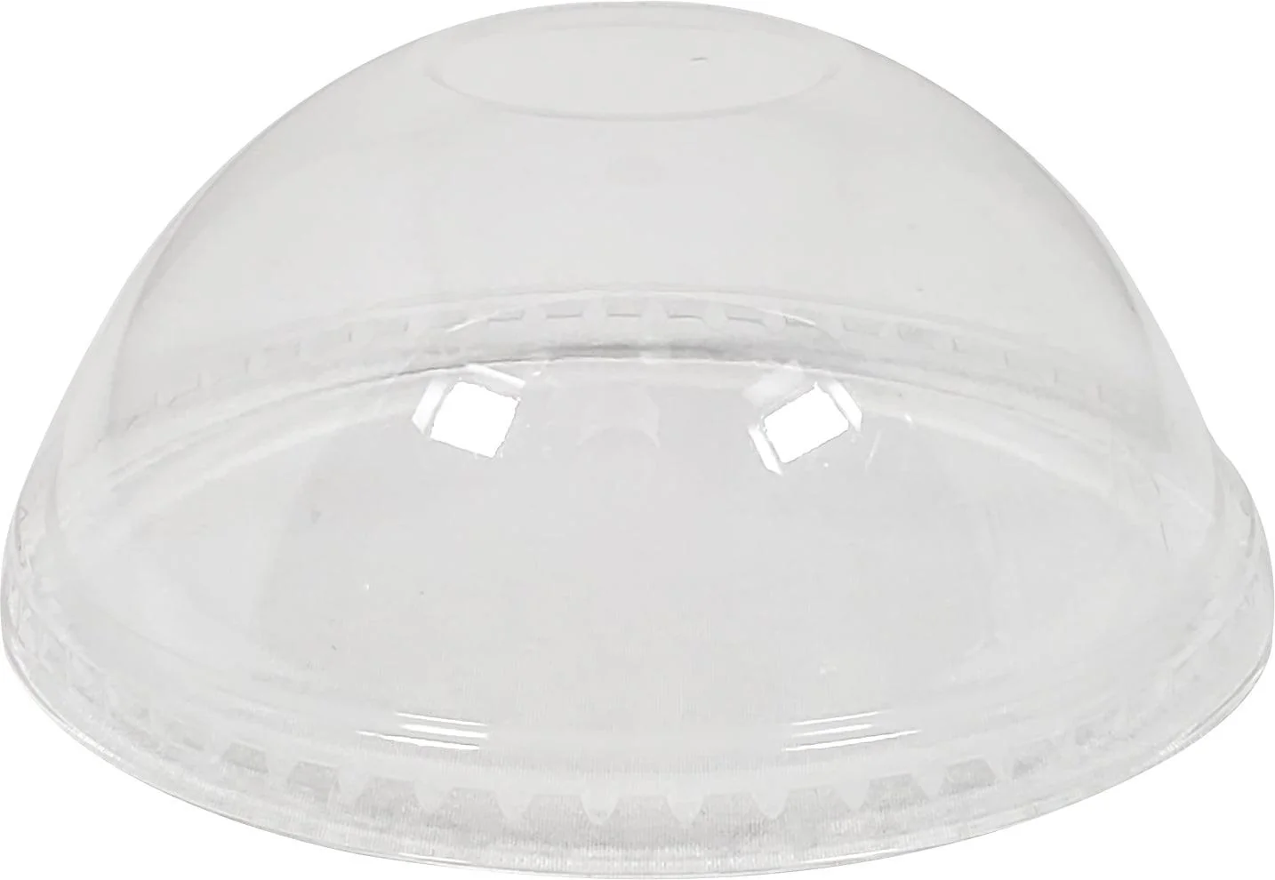 Value+ - Dome Lid No Hole For 6/8/10/12oz Dessert Cup (PET) — Each (50 CT)