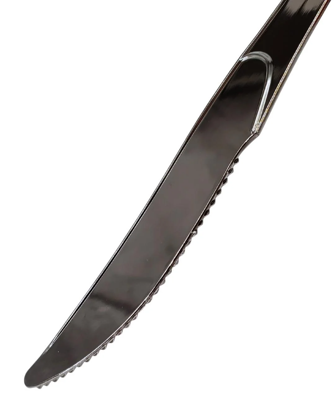 Plastic Knife - Silver - 20.4cm - SK72 — Case (40 CT)