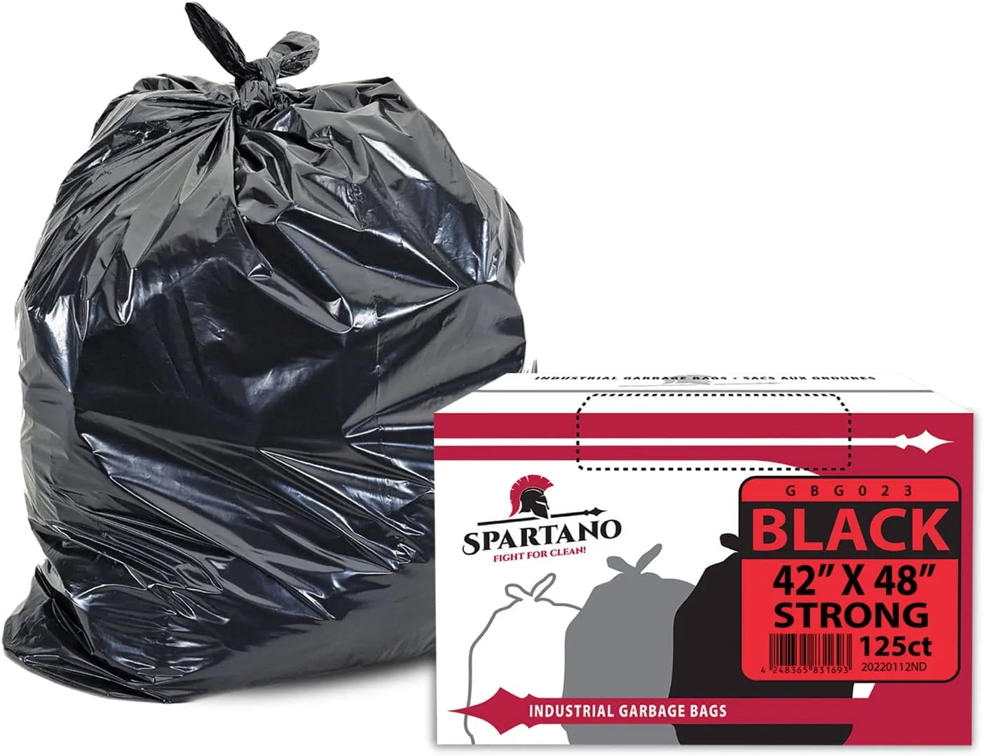 Spartano - Garbage Bags - Strong - Black - 42"x48"