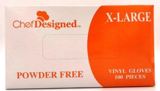 Basic - Vinyl Gloves Exam - Clear - X Large - Powder Free — Case (10 x 100 CT)