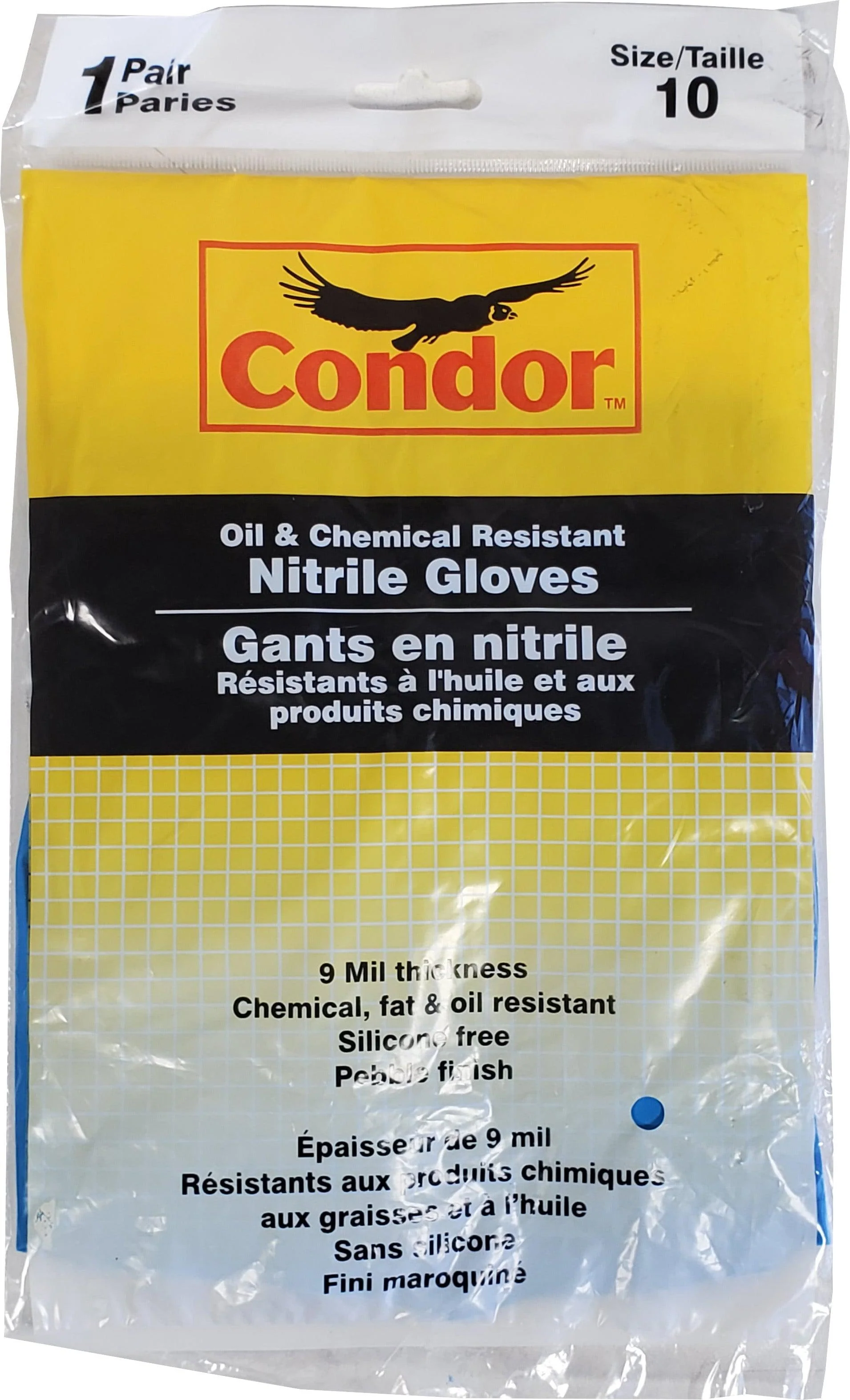 Nitrile Dishwashing Gloves - Green/Blue - XL — Case (12 CT)