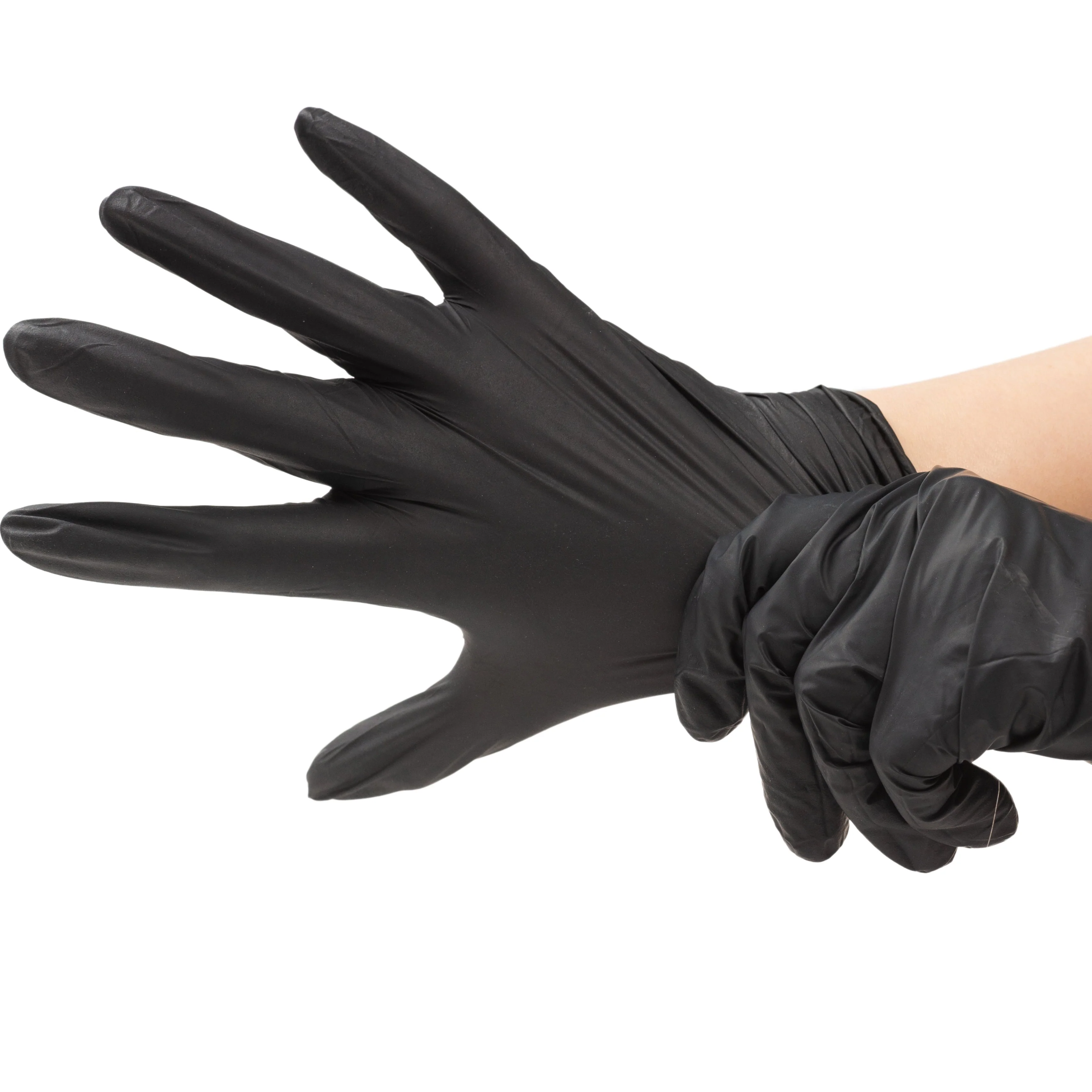 Touch Flex - Nitrile Gloves Exam - Black - Medium — Case (10 x 100 CT)