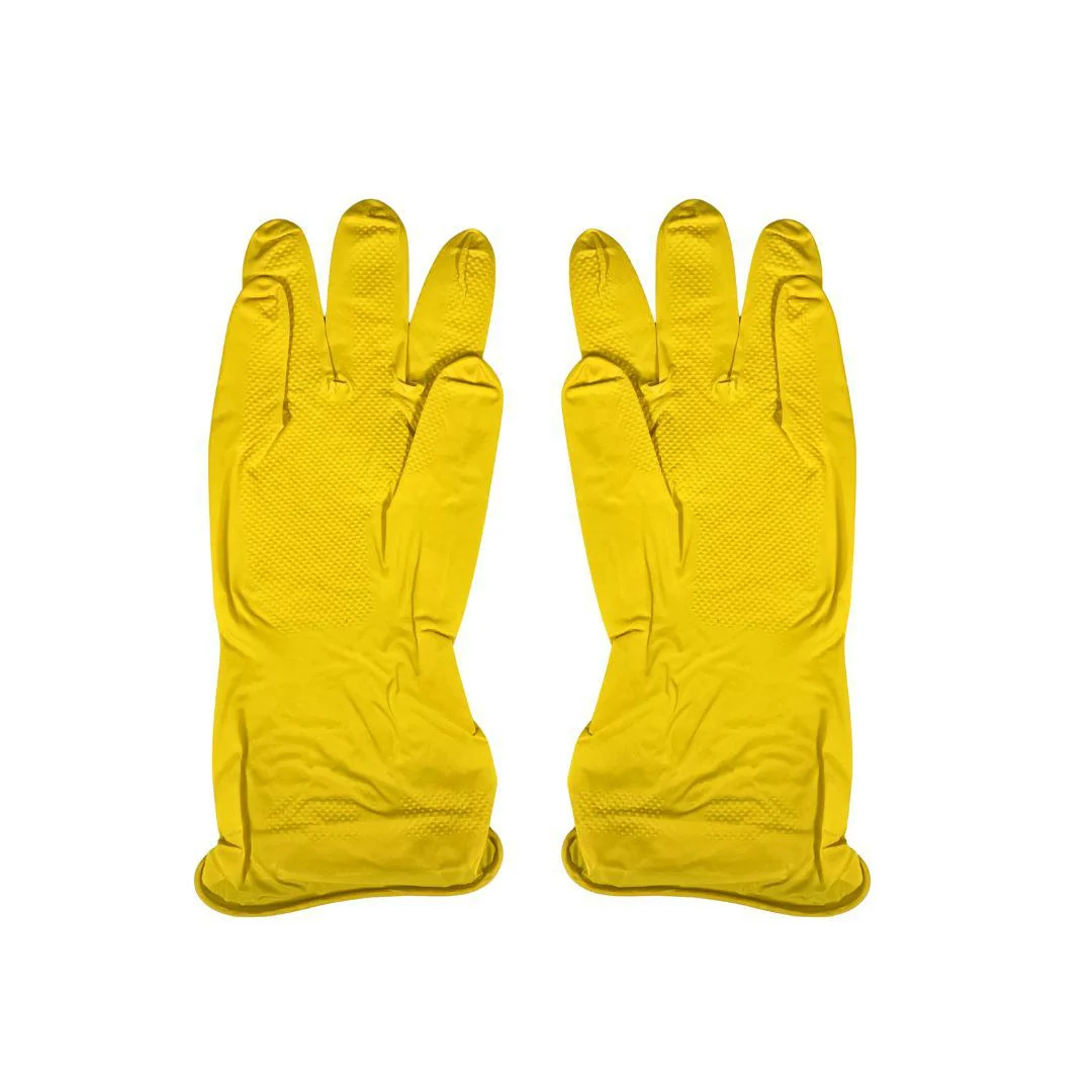 Dish Washing Gloves Yellow - Medium — Case (25 x 12 x 1 CT)