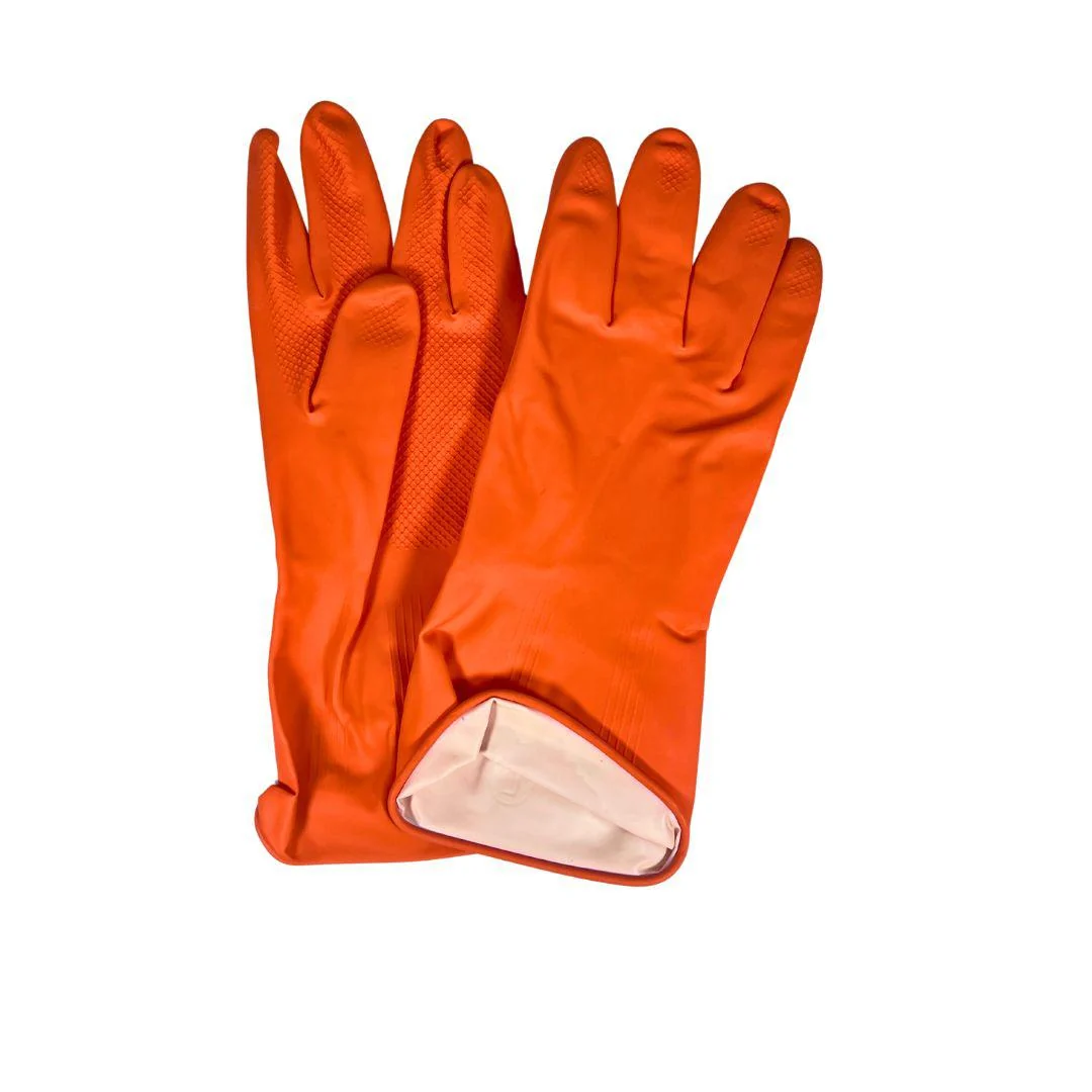 Dish Washing Gloves - 888 - Large - Orange — Case (10 x 12 x 1 CT)