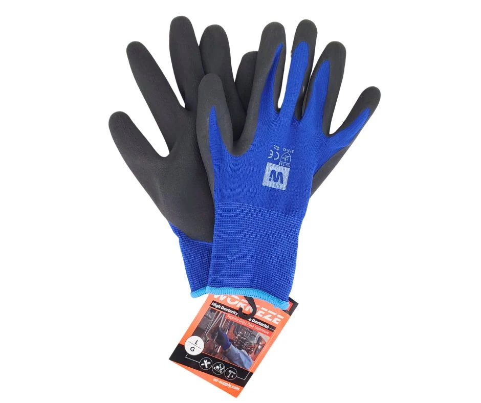 Work-Eze - High Dexterity Nylon Gloves - Large — Case (10 x 12 x 1 CT)