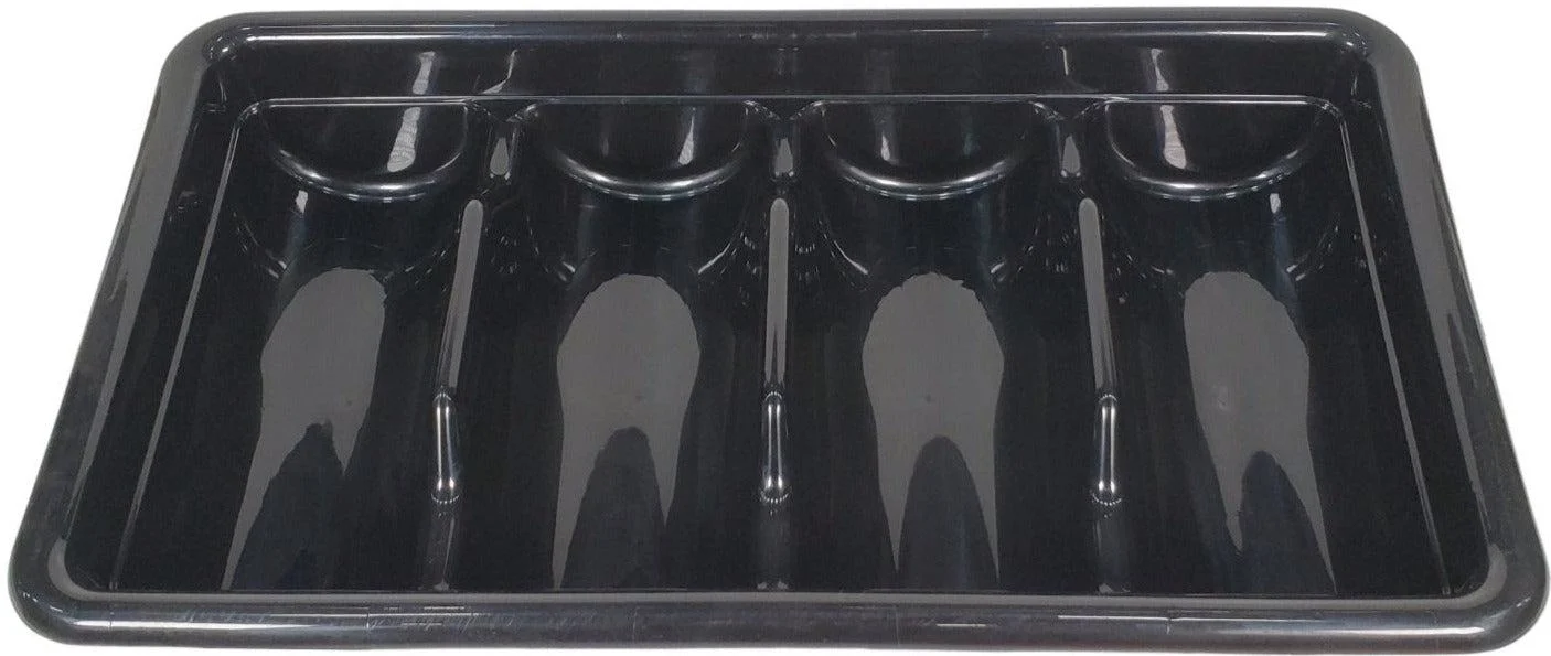 Cutlery Tray - Black - 52cmx29cmx9.5cm — Case (12 CT)