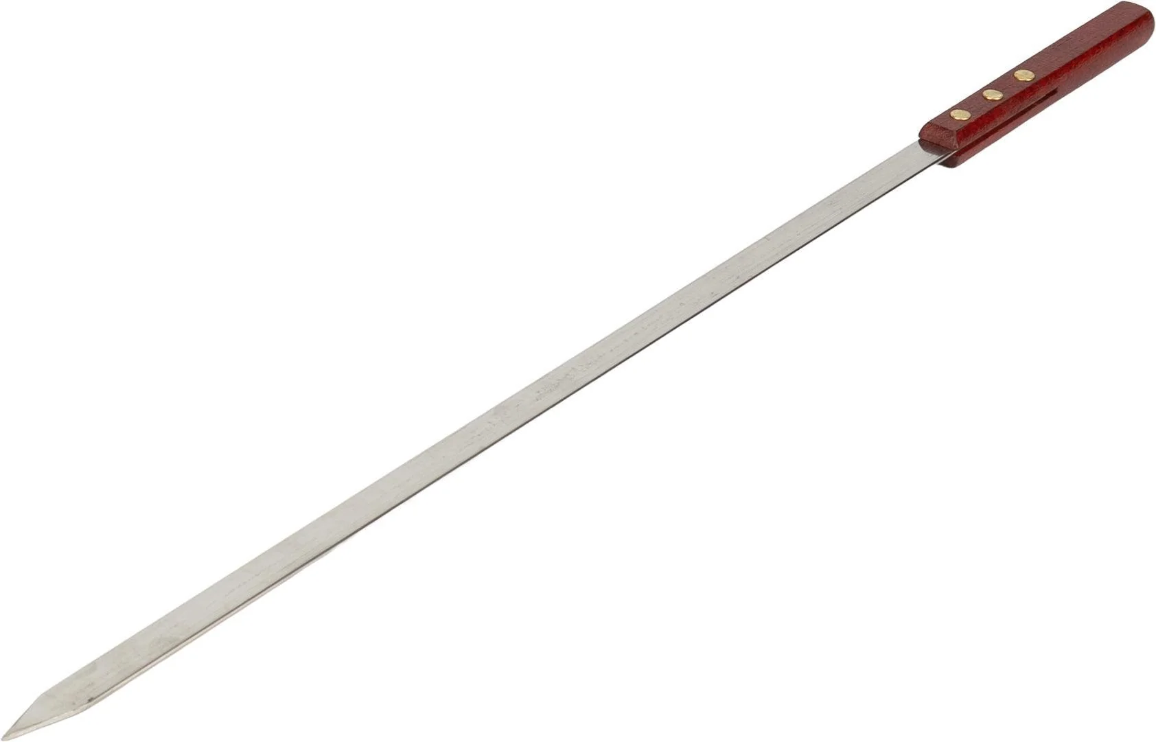 BBQ Skewers - SS W/Wood Handle (60x1.5 cm)
