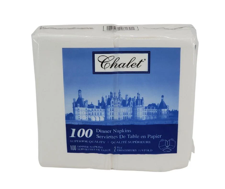 Chalet - Dinner Napkins - 253411 - 2 Ply - DNAP30100 — Case (30 x 100 CT)