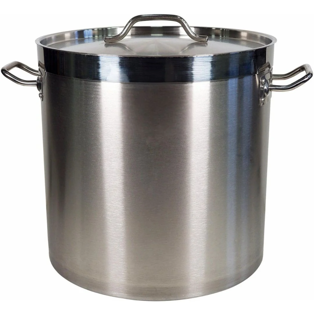 Stock Pot 140L - 6mm - 24"x20" w/Lid