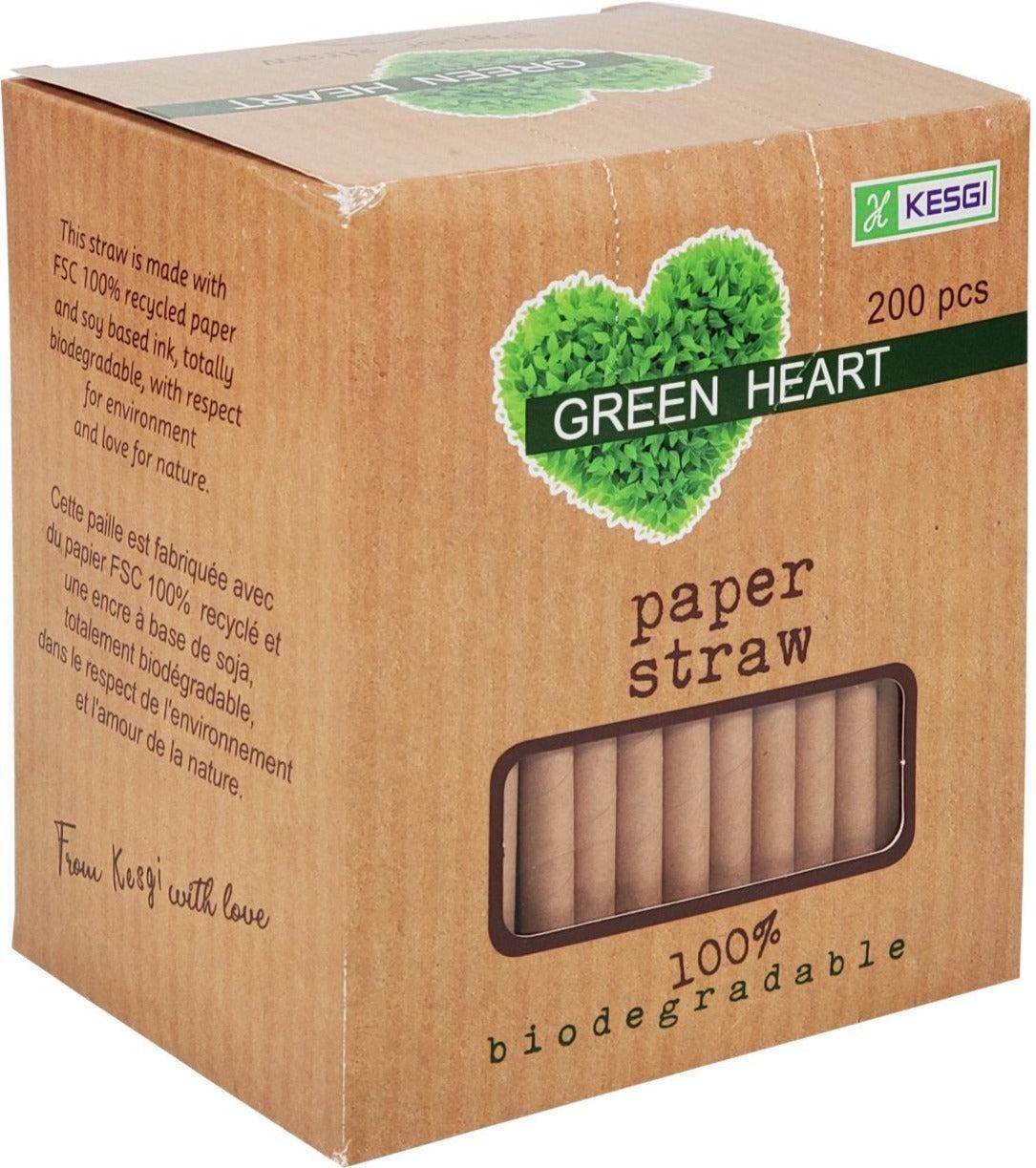 Eco-Craze - 6" Brown Paper Straw - 8mm — Case (18 x 200 CT)