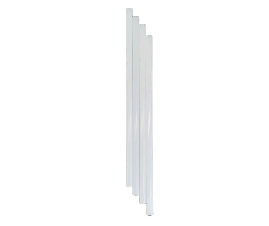 Stone - Plastic Straw - 8" Super Jumbo - White — Case (150 CT)