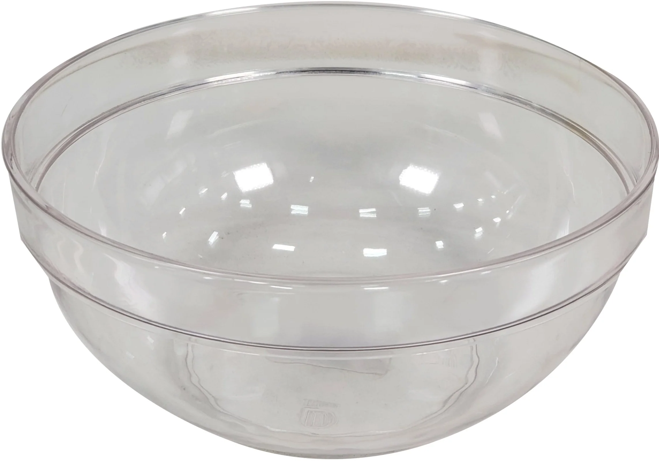 JD - 20cm Clear Salad Bowl — Case (40 CT)