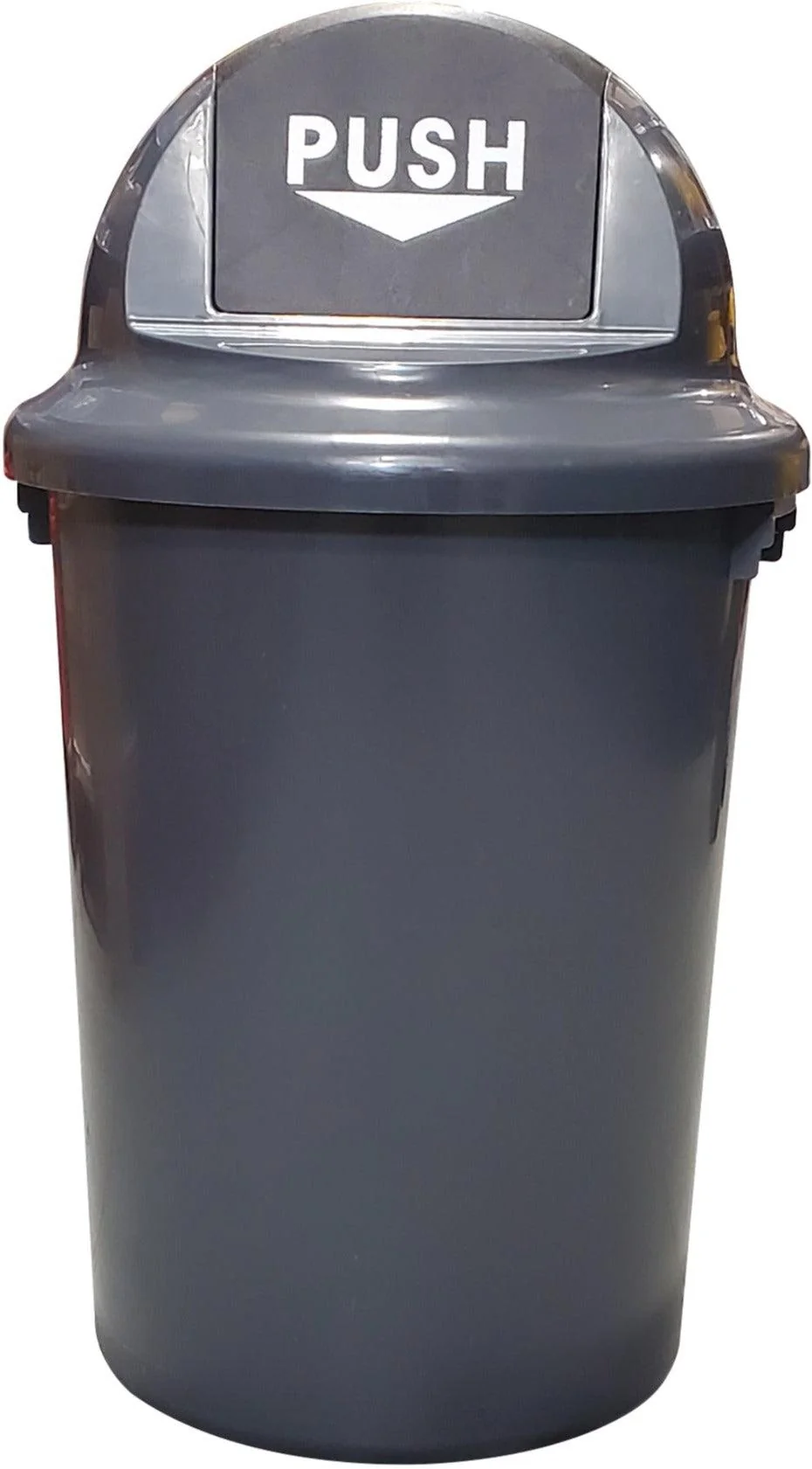 Spartano - 60L Garbage Bin w/ Dome Push Lid - Grey - 4899 — Each (1 CT)