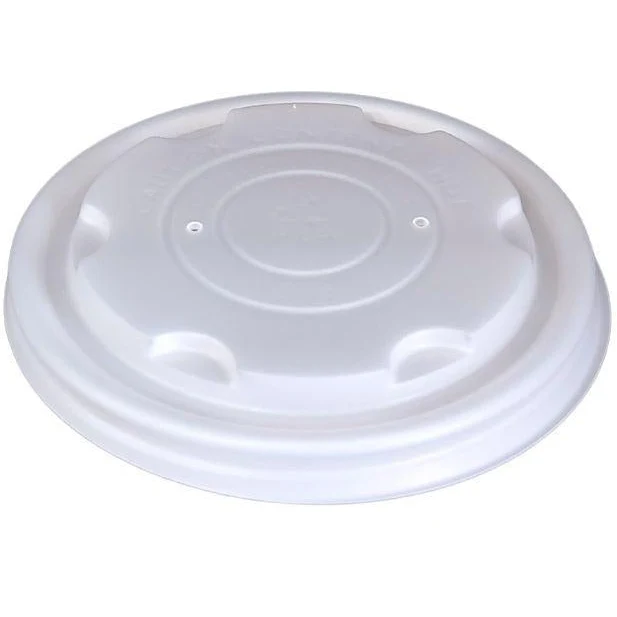 Eco-Craze Translucent PLA Soup Bowl Lids - 8oz — Case (20 x 25 CT)