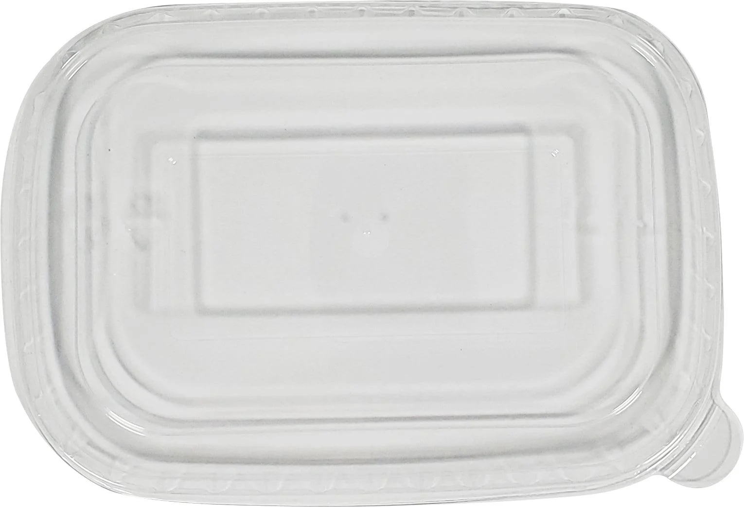Eco-Craze - PET Rectangular Lid - fits 500/750/1000ml Paper Container - SRL-500 — Case (6 x 50 CT)